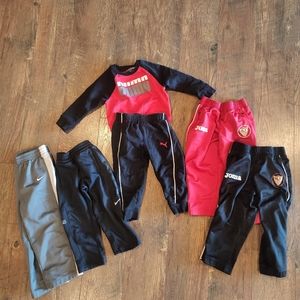 Boys 2 T lot puma, nike, and Joma